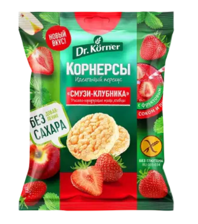фото упаковки Доктор Кернер Хлебцы кукурузно-рисовые мини