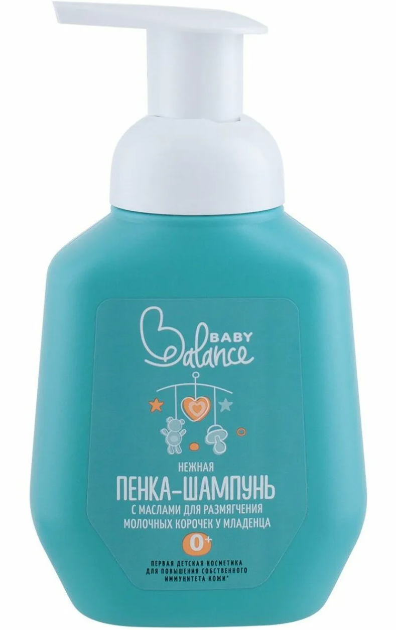 фото упаковки Baby Balance Пенка-шампунь для размягчения молочных корочек