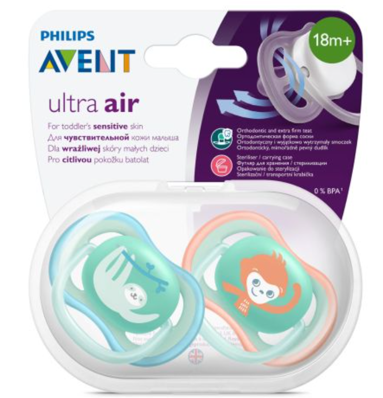 фото упаковки Philips Avent Ultra air Пустышка с футляром
