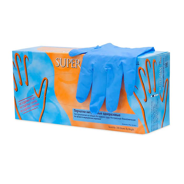 фото упаковки Супермакс перчатки смотровые нитриловые