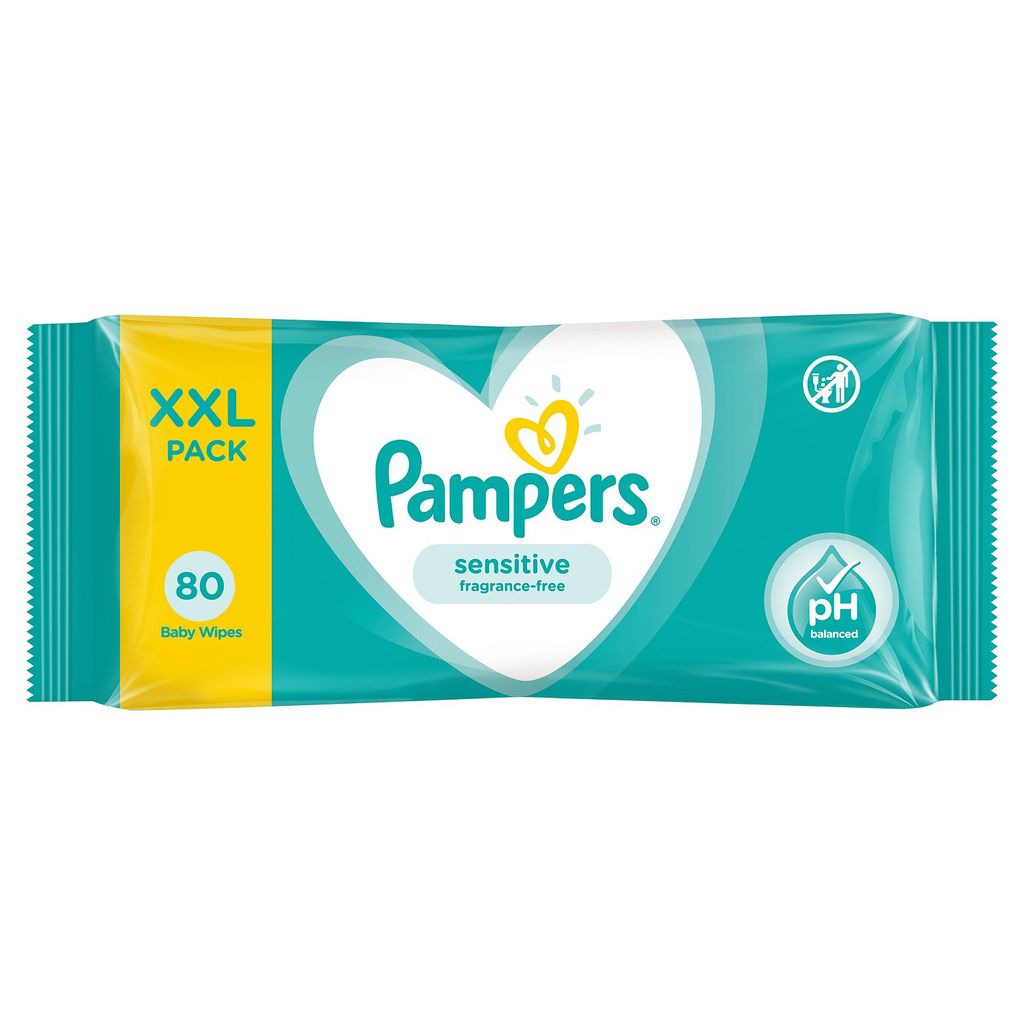 фото упаковки Pampers Sensitive Салфетки влажные детские