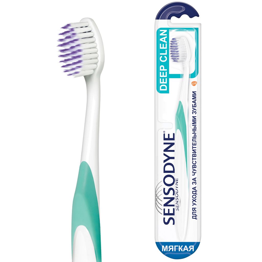 фото упаковки Sensodyne Deep Clean Зубная щетка
