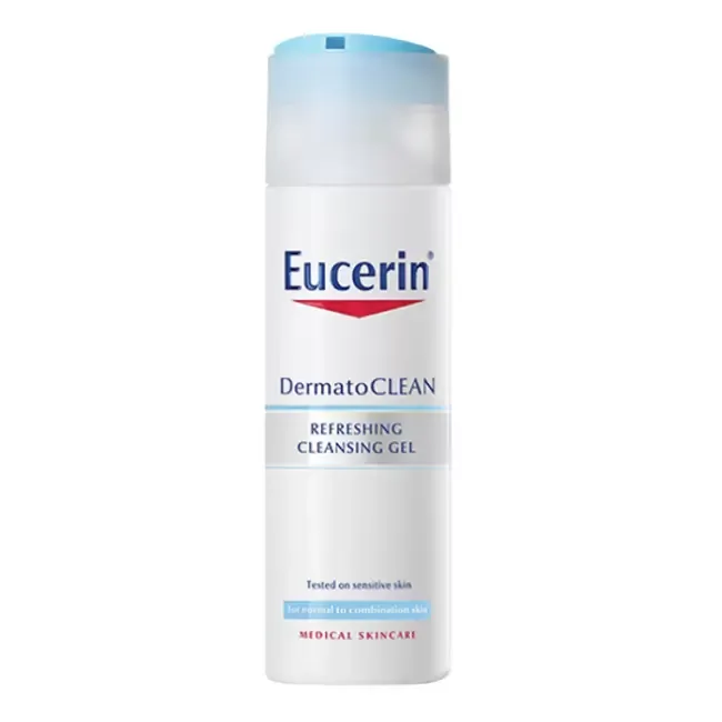 фото упаковки Eucerin DermatoClean Гель для умывания освежающий