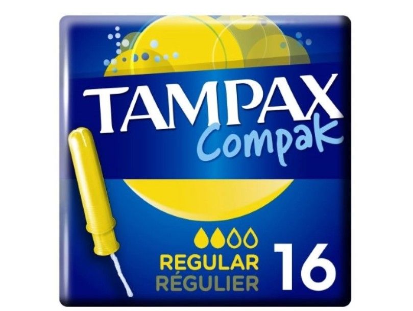 фото упаковки Tampax Compak regular тампоны с аппликатором, 16 шт. фото упаковки Tampax Compak regular тампоны с аппликатором