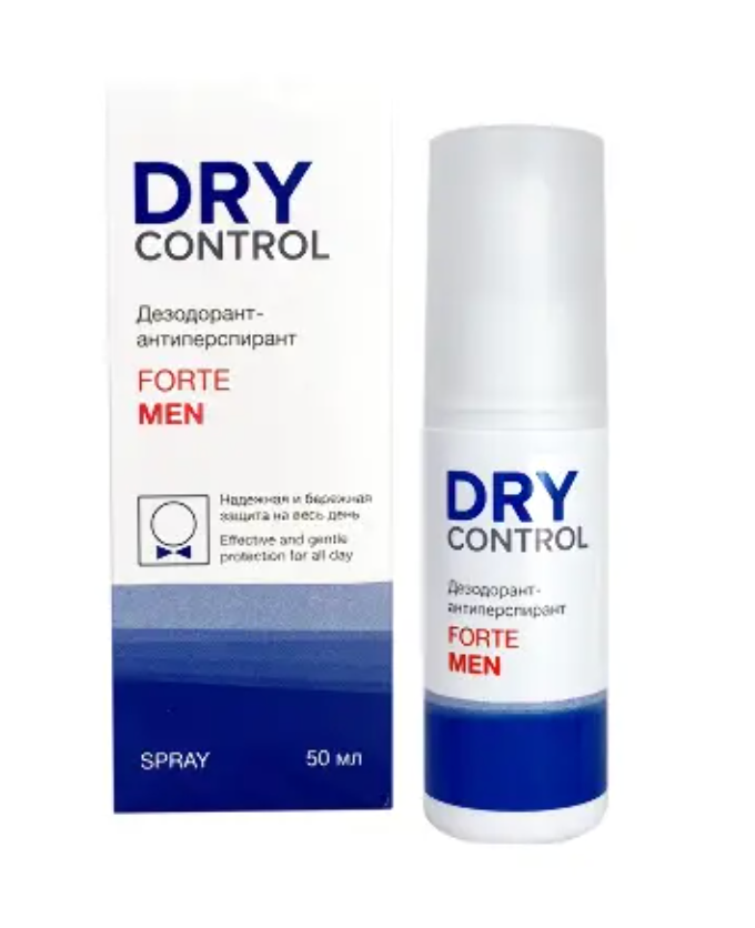 фото упаковки Dry Control Forte Men spray дезодорант-антиперспирант