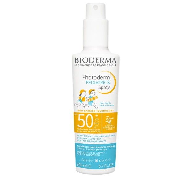 фото упаковки Bioderma Photoderm Спрей от солнца детский SPF50+