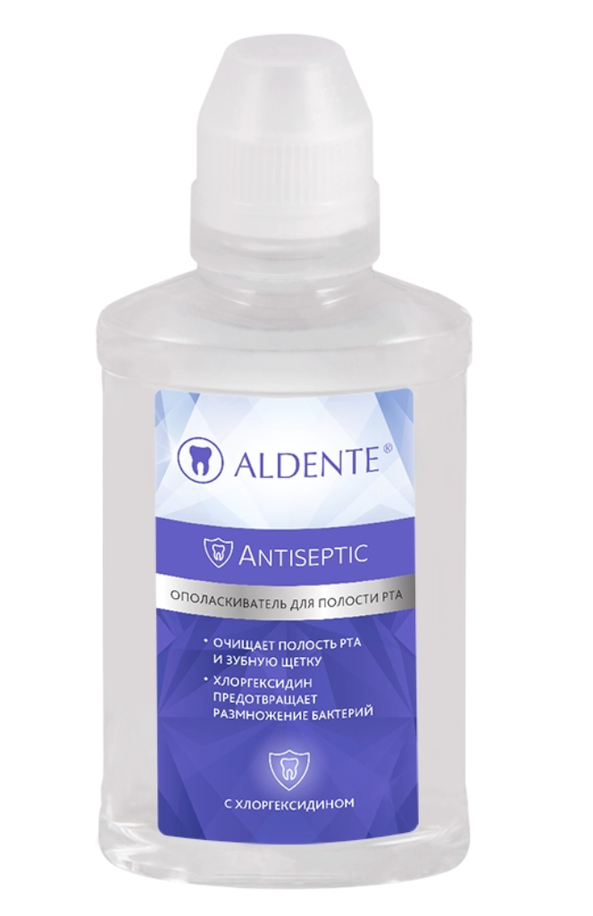 фото упаковки Aldente antiseptic ополаскиватель для полости рта