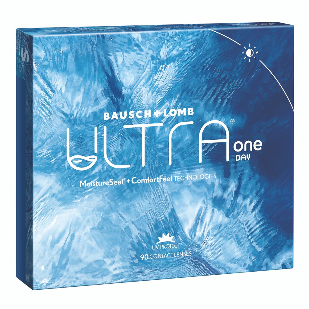 Ultra One Day Мягкие контактные линзы, BC=8.6 d=14.2, D(-6.00), 90 шт.