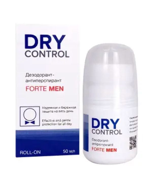фото упаковки Dry Control Forte Men roll-on дезодорант-антиперспирант