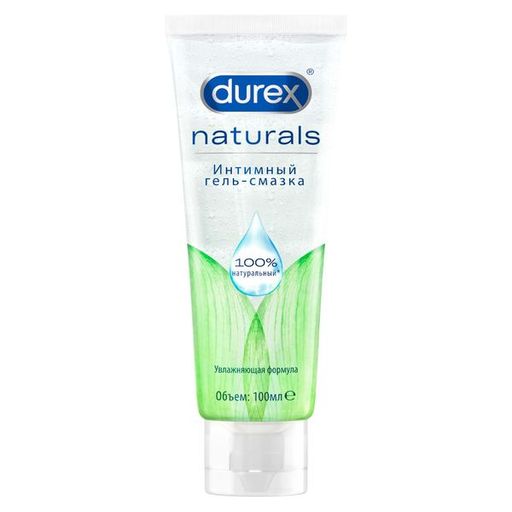 Гель-смазка Durex Naturals, гель, 100 мл, 1 шт.