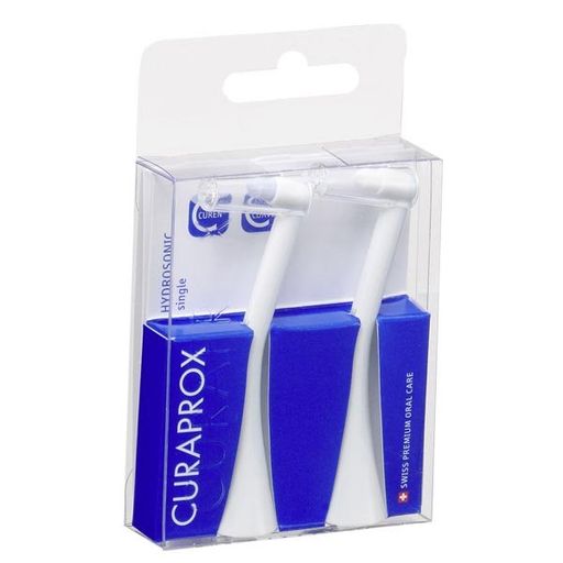 Curaprox Насадки для звуковой зубной щетки Hydrosonic Pro Single, 2 шт.