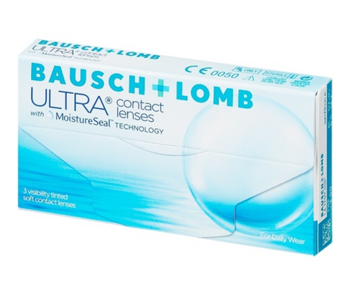 Bausch&Lomb Ultra Контактные линзы плановой замены, BC=8.5 d=14.2, D(-8.00), 3 шт.