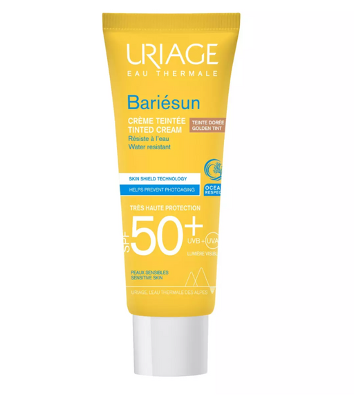 Uriage Bariesun Крем тональный золотистый SPF50+, крем, 50 мл, 1 шт.