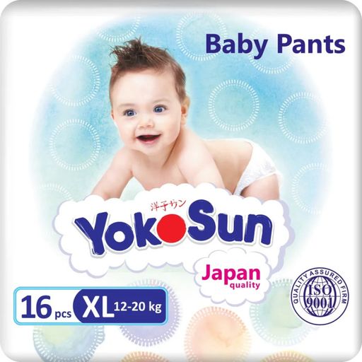 Yokosun Подгузники-трусики детские, XL, 12-20 кг, 16 шт.